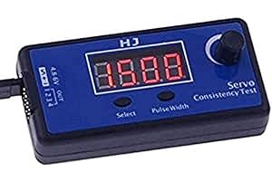 YUNIQUE GREEN-CLEAN-POWER - Testeur de Servo Numérique HJ | Contrôle Synchrone de 4 Servos | Précision jusqu'à 2us | Mode Test de Signal PPM | Idéal pour le Modélisme, Plastique
