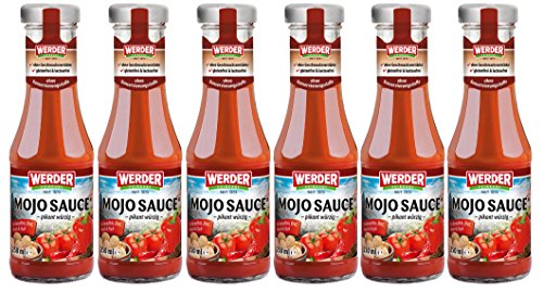 Preisvergleich Produktbild WERDER 6 x Mojo Sauce 250 ml