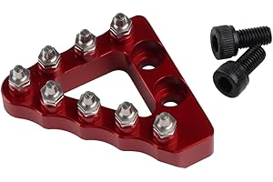 MOQIAOSEIKO Piastra pedale freno posteriore per motocicletta Leva cambio marcia Puntale compatibile con Beta 200 125 250 350 390 430 450 RR Xtrainer 300