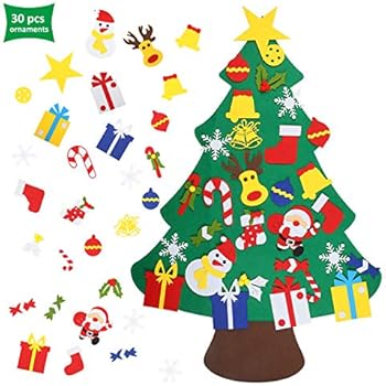 Regali Di Natale In Feltro.Led Catene Luminose Staccabili Velcro Riutilizzabile Regali Di Natale Decorazione Della Parete Portello Vetrina Per Bambini Adulto Gudotra Kit Feltro Albero Di Natale 30pz Ornamenti Odontotal Com Uy