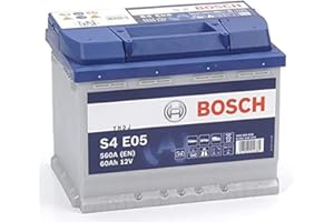 Bosch S4E05 - Batterie Auto - 60A/h - 640A - Technologie EFB - adaptée aux Véhicules avec Start/Stop