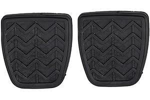 SMZHOMEONE Ersatz Set bestehend aus zwei Brems- und Kupplungspedalgummi-Abdeckungen für Toyota Yaris XP10 passgenau mit der OEM-Nummer 3132152010