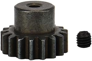 WEIKEYA Engranaje del Motor, Engranaje Principal de diferencias 1.5 * 1.5 * 1 cm para WLTOYS 12428 12423 RC Coche Mejora de Accesorios (Negro)