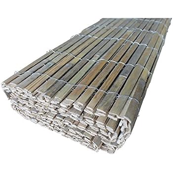 Bambus Sichtschutzmatte – 100x300 Cm, Gesplittet, Naturbelassen Für Balkon & Garten