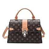 Material: hochwertiges PU, weich und angenehm zu berühren. Vorzüglicher alter Blumendruck, edel und einzigartig, Qualität und vorzügliche Hardware, schöne Atmosphäre, nicht einfach zu verblassen, stark und haltbar.Berühren Sie kein Wasser, verwenden Sie zur Reinigung eine professionelle Lederreinigungsflüssigkeit.