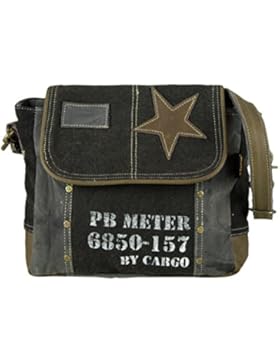 Sunsa Damen Herren Vintage Tasche Messengertasche Umhängetasche Schultertasche aus Canvas