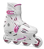  Roces Orlando III Patines en línea para niños, Blanco/Rosa, 36/40
