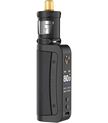 INNOKIN - Coolfire Z80 - Box pour Cigarette Electronique - Puissance 6-80W  - Rechargement 1,7A - Pas De Vis 510 - sans Clearomiseur - sans Nicotine Ni  Tabac - USB-C - Alliage Zinc + Daim - Cloud Grey : Amazon.fr: High-Tech