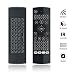 Produktbild PULIER MX3 Pro Air Maus mit Hintergrundbeleuchtung, kabellose Tastatur, IR-Lernen, Fernbedienung, 81 Tasten, Mini-Tastatur, für Smart-TV Google Android TV Laptop HTPC TV-Box IPTV
