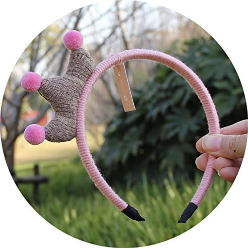 MultiKing Bandeau Korean children's hair accessories headdress bag cloth anti-skid girls hair hoop crown fabric girls baby headband, D
