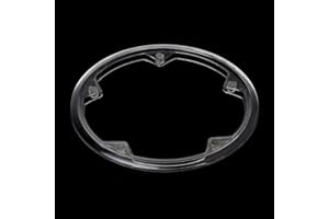 BIlinli Tapa de bielas de Bicicleta Cubierta de Rueda de Cadena de plástico Protector de protección de 5 Agujeros para MTB