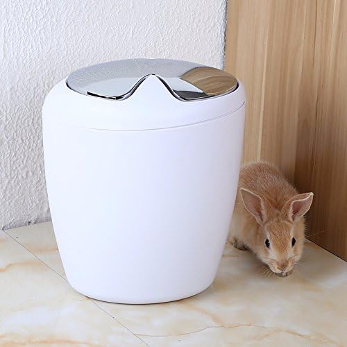 The New Creative Selling Trash Bins Colorful Office Household Trash Cover Turn Colorful,White