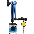 Dial Gage Flexible Magnetic Flexible Base Holder Stand Universal Stand Dial Test Indicator Gauge Aluminum Alloy + Plastic Magnetic Base Holder for Test Indicator