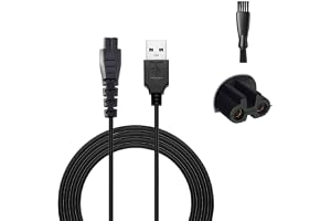 Vmoomax USB-laddare för Remington-rakapparat, 5V-laddare kompatibel med HC4250 HC4255 F3 PF7500 MB4200 MB4130 XR1330 XR1350 XR1400 XR1470 XR1430 elektrisk rakapparat