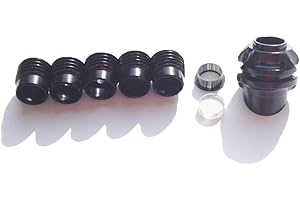 ‎SHARROW SHARROW Bogenschießen Peep Sight 45 Grad 5 Stücke Innerer Kern Aluminiumgehäuse Clarifier Aperturlinse