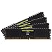 Produktbild Corsair CMK16GX4M4B3000C15 Vengeance LPX 16GB (4x4GB) DDR4 3000MHz C15 XMP 2.0 High Performance Desktop Arbeitsspeicher Kit, schwarz
