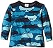 Polarn O. Pyret Baby-Boys Beronius Long Sleeve T-Shirt, Blue (Dark Ink), 1-1.5 Years