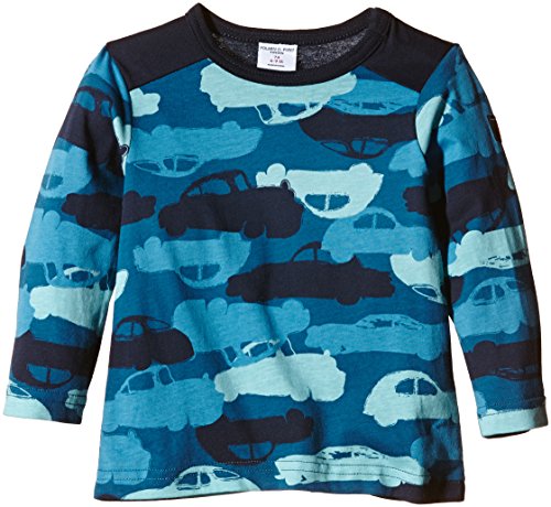 Polarn O. Pyret Baby-Boys Beronius Long Sleeve T-Shirt, Blue (Dark Ink), 1-1.5 Years
