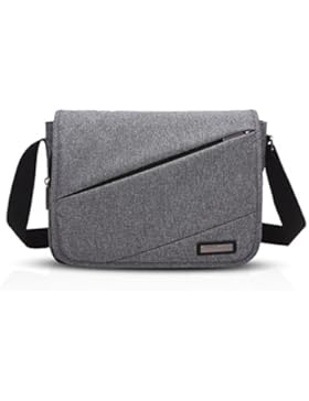 FANDARE Messenger Bag Umhängetasche 14 Zoll Laptop Schultertasche Laptoprucksäcke Tasche Kuriertasche Polyester