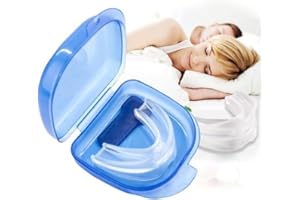 LDATY Anti Snore Mouth Guard for Teeth Grinding,Anti Grinding Mouth Guard for Sleeping,Teeth Retainers Improve Sleep Clear Reusable Teeth Grinding Guard,Mouth Guard to Prevent Bruxism Snore Stopper