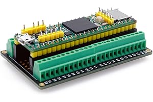 Treedix Módulo de placa de ruptura con cabezales de pin y bloques de terminales de tornillo compatible con Arduino y Teensy 4.1/3.5/3.6