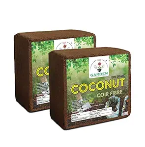 GATE GARDEN Set of 2 Cocopeat / Agropeat Block 5kg - EXPANDS to 150 litres of Coco Peat Powder after adding water