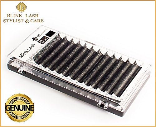 BL Lashes eyelashes for eyelash extension D curl- thickness- 0,2 mm , length- 14 mm. NEW DESIGN from Blink Lash Stylist !!!