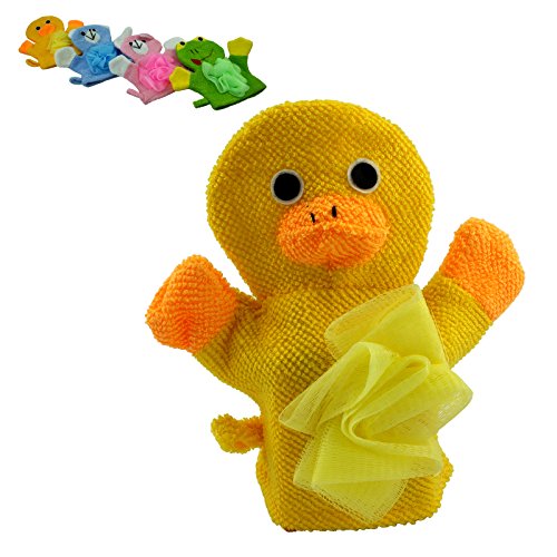 Kids Wash Mitts - Kids Bathing Essentials (PACK OF 1, DUCK)