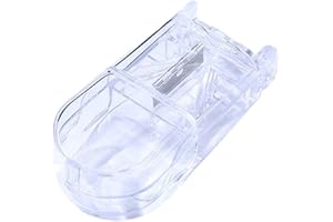 PandaXun Pill Cutter and Splitter with Storage, Multiple Pill Cutters for Small or Large Pills In Half, Pill Cutter/Separator for Cutting Pills, Vitamins, Tablets, Daily Usage, Travel Sized (White)