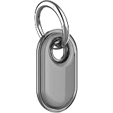 Rongep [Transparent-Keychain] Samsung Galaxy SmartTag 2 ile Uyumlu Kılıf Hafif ve Şeffaf Tasarım Smart Tag 2 Kilif Sinyal Kay