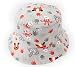 Baby Kids Boys Girls Khaki Wild Animal Bucket Sun Hat with Chin Strap (Small (age 6-12 months))
