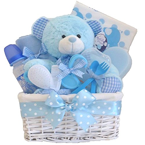 Belle DELUXE LARGE Baby Gift Basket / Baby Boy Gift / Baby Hamper / Baby Shower Gift / Newborn Gift / FAST DISPATCH