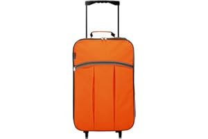 BENZI Maleta de Cabina Plegable, Equipaje de Mano, Especial Low Cost. BZ5374 (4248 Naranja)