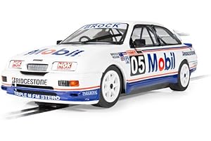 Scalextric Cars - C4505 Ford Sierra RS500 - Peter Brock Bathurst 1989 - Toy Slot Car for use with Race Tracks or Set - Small Kids Gift Ideas for Boy/Girl Ages 3 Accessories