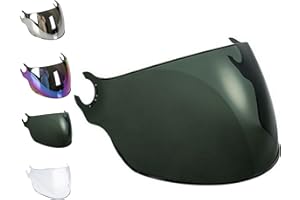 EvoParts Visiera casco jet LS2 OF562 Airflow (no Airflow 2) (Nero)