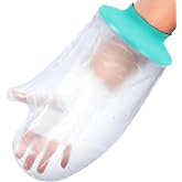 Biglumin Cast Arm Cover,Waterproof Plaster Hand Protector for Shower After Surgery,Waterproof Protector for Cast Arm Reusable