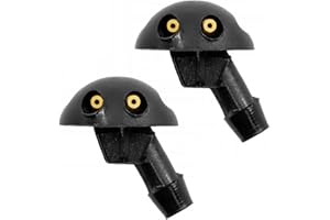 TEOZBLU 4 Piezas de Repuesto de Boquilla Rociadora para Limpiaparabrisas Delantero, Compatible con Dacia Logan Compatible con Renault Sandero