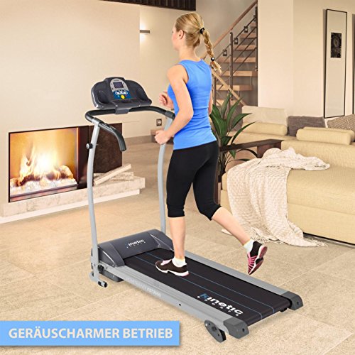 Kinetic Sports Laufband, Leiser 1100 W Elektromotor, mit Trainingscomputer, 2 Getränkehalter, Zusammenklappbar - 2