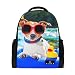 Produktbild My Daily Jack Russell Hund Summer Holiday Rucksack 35,6 cm Laptop Daypack Schultasche für Reisen College Schule