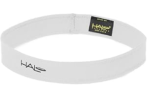 Halo Headband Schweißband, schmal, 2,5 cm, hält das Haar an Ort und Stelle und leitet Schweiß von Ihrem Gesicht ab