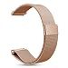 Produktbild Fintie Armband für Garmin Vivoactive 3 / Garmin vívomove HR/Garmin Vivoactive 3 Music/Forerunner 645 Music - Edelstahl Milanese Magnet UhrBand Uhrenarmband Ersatzband (Roségold)