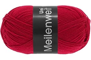 ‎LANA GROSSA LANA GROSSA Meilenweit 100 | Sockenklassiker, uni und bedruckt, waschmaschienenfest | Handstrickgarn aus 80% Schurwolle & 20% Polyamid | 100g Wolle zum Stricken & Häkeln | 420m Garn FB1332