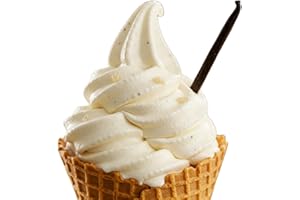 Bazko Vanilla Ice Powder for Ice Maker, Soft Ice Powder, Ice Cream Powder, 2 kg, Creamy and Economical