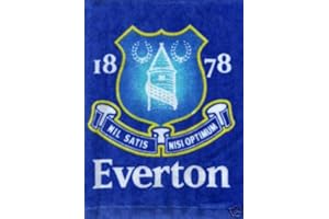 EVERTON F.C. OFFICIAL EVERTON FC CRESTED FACE CLOTH FLANNEL