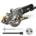 Produktbild Handkreissäge, TECCPO Kreissäge 480W, 3500 U/min, reiner Kupfermotor, Sägeblattdurchmesser: 115 mm, Schnitttiefe 43 mm (90 °), 28 mm (45 °), 2m Kabel, einstellbarer Schnittwinkel - TAMS25P