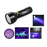 Xcellent Global 51 LED 395 nm Professional UV Ultraviolett Schwarzlicht Taschenlampe - Für Haustierurin , Falschgeld, Hotelzimmer Prüfung, Bettwanzen, Spot-Skorpione, Minerale, Undichtigkeiten PT008