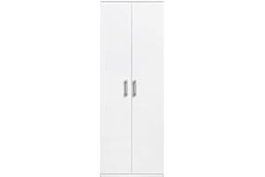 AVANTI TRENDSTORE Montanaro - Armadio multiuso in legno laminato con 2 ante a battente e 4 ripiani, disponibile in 2 colori diversi. Dimensioni LxAxP ca. 60x180x34 cm