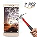Produktbild (2-PACK)Redmi 3 Schutzfolie, KKtick Redmi 3 Screen Protector Tempered Glass 9H Hartglas Crystal Clear Schutzfolie [Kratzfest][Hohe Transparenz] für Xiaomi Redmi 3