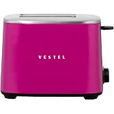 Vestel RETRO Pembe Ekmek Kızartma Makinesi