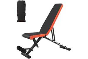 Panana Weight Bench Adjustable Training Bench Full Body Weight Bench Utility Bench Incline Decline Fitness Bench for Home Gym
